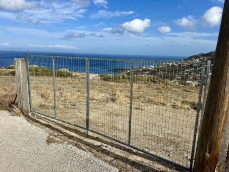 Πόρτα Μεταλλική Γαλβανιζέ - FenceUp Περιφράξεις