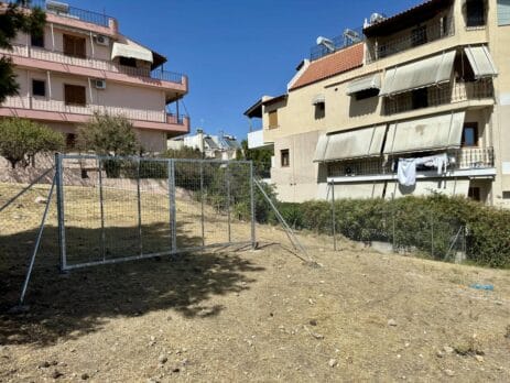 Πόρτα Μεταλλική Γαλβανιζέ - FenceUp Περιφράξεις
