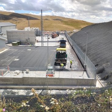 Έργο Βιομηχανικής Περίφραξης Γαλβανιζέ με αγκαθωτό σύρμα υποσταθμού ανύψωσης τάσης ΚΥΤ Βέρμιο