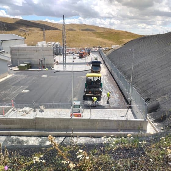 Έργο Βιομηχανικής Περίφραξης Γαλβανιζέ με αγκαθωτό σύρμα υποσταθμού ανύψωσης τάσης ΚΥΤ Βέρμιο