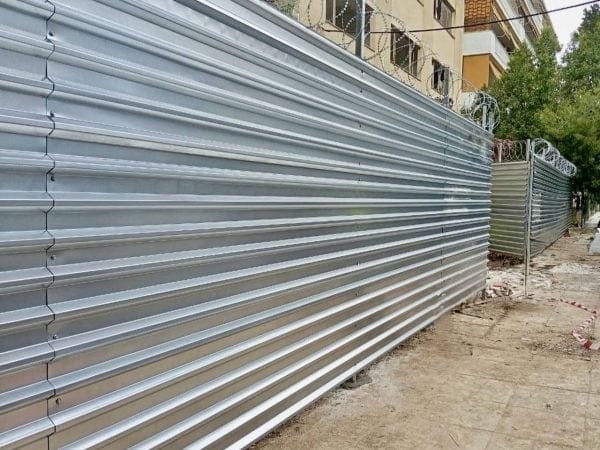 Περίφραξη με Λαμαρίνα & Κονσερτίνα στην Καλλιθέα