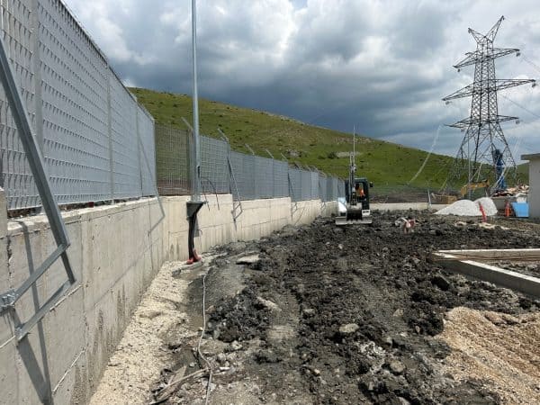 Βιομηχανική περίφραξη υποσταθμού ανύψωσης τάσης ΚΥΤ Βερμίου