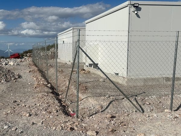 Περίφραξη Σταθμού Ανεμογεννήτριας Πόρτα - FenceUp