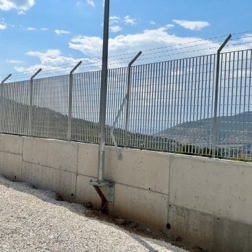 FenceUp Περίφραξη Βιομηχανική στην Κοζάνη με αγκαθωτό 350μ
