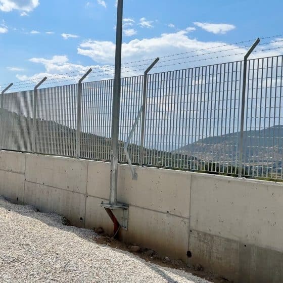 FenceUp Περίφραξη Βιομηχανική στην Κοζάνη με αγκαθωτό 350μ