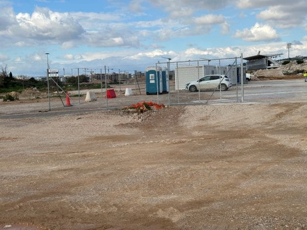 Εργοταξιακή περίφραξη αστικού έργου από τη FenceUp